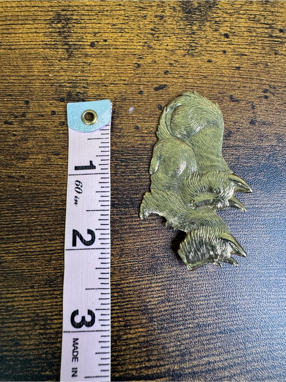 Vintage Gold Scottie Dog Brooch - Picture 5 of 5